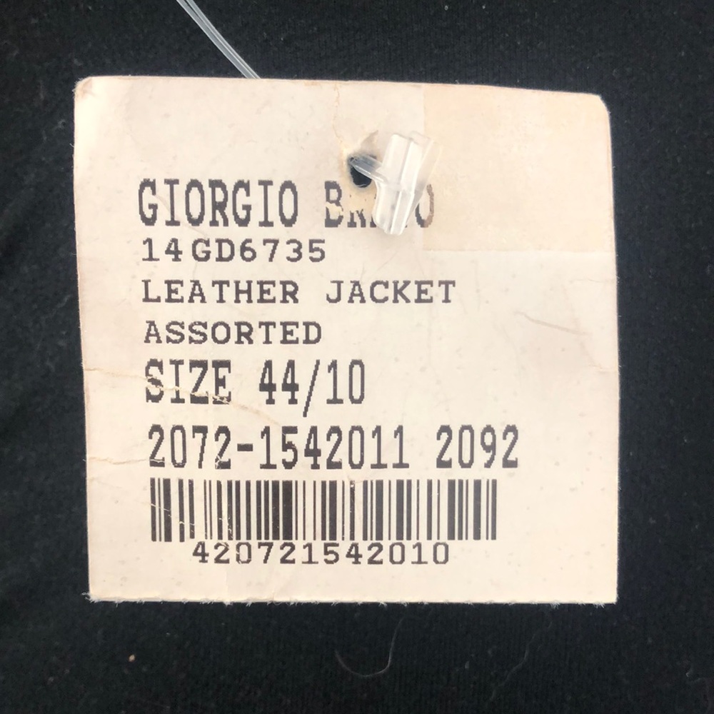 Giorgio Brato Gold Leather Jacket - Picture 6 of 6
